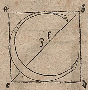 A captical letter "C", from the work "Geometrie und Schrift" by Albrecht Dürer, 1604.